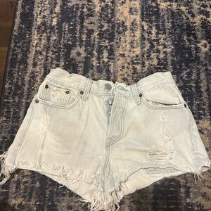 Levi’s Light Wash Denim Shorts